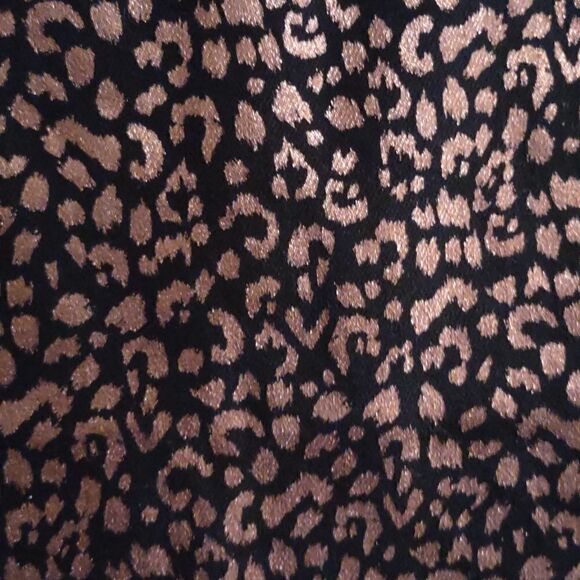 New Banana Republic Women's Size 32 metallic leopard print mid-rise skinny jeans - Picture 2 of 10